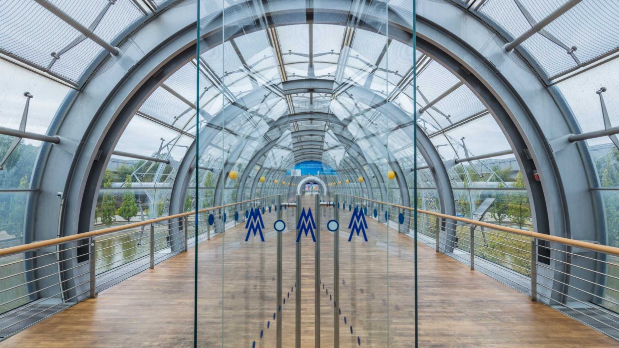Leipziger Messe - Zugang zur Glashalle Leipziger Messe - Zugang zur Glashalle